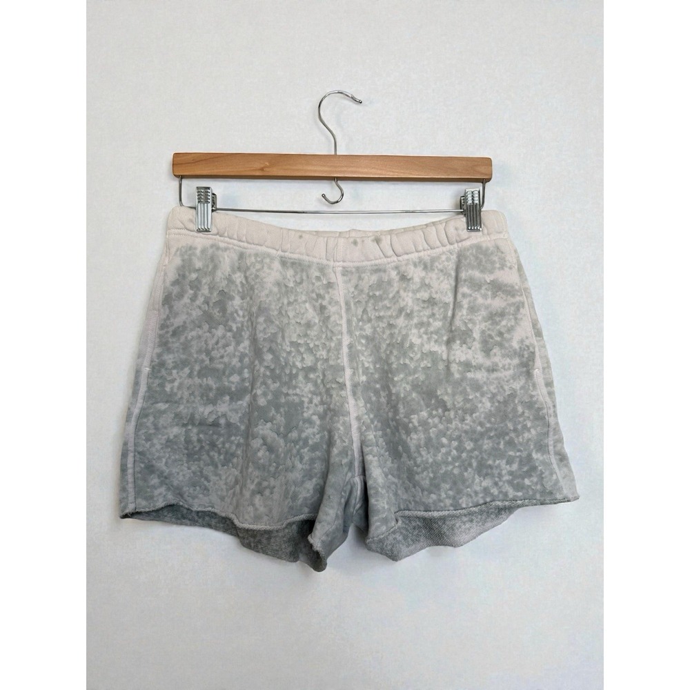 ATM L Anthony Thomas Watercolor Pink Gray French Terry Sweat Shorts Size Small